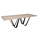 Стол обеденный на изогнутых ножках Consonance варинант исполнения - 2 | Loft Concept в Омске