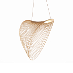 Подвесной светильник фигурный из деревянных прутьев Ecofriendly Light Source варинант исполнения - 2 | Loft Concept в Омске