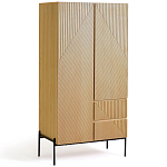 Шкаф с геометрическим рисунком на дверцах Anders Light Wood варинант исполнения - 2 | Loft Concept в Омске