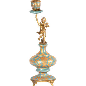 Фарфоровый подсвечник Ангел во главе Voki