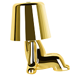 Настольная лампа фигурная цвета золото с гладким абажуром Высота 16 см Sophia варинант исполнения - 4 | Loft Concept в Омске