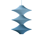 Подвесной вязаный голубой светильник «Звезда Востока 03» варинант исполнения - 2 | Loft Concept в Омске