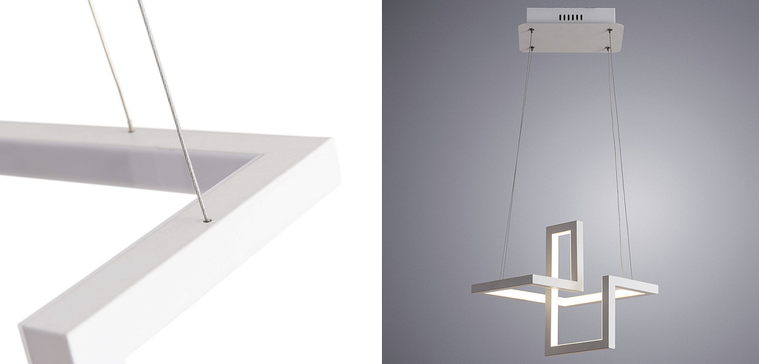 Люстра Esther Geometric White Chandelier III Люстра Esther Geometric White Chandelier III - Loft-Concept в Омске