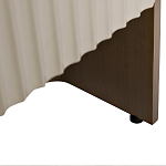 Тумба под телевизор серая с мраморной столешницей Uniqueness Marble варинант исполнения - 8 | Loft Concept в Омске