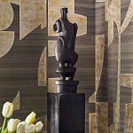 Обои ручная роспись в стиле Арт-деко Symphony Original colourway on Arkose silk dupion варинант исполнения - 3 | Loft Concept в Омске