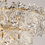 Люстра многоярусная с объемными прозрачными цветами Hanging Flowers варинант исполнения - 4 | Loft Concept в Омске