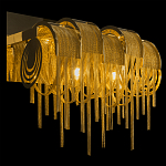 Бра с металлическими дугами и цепочками 33 см Atlantis Chain варинант исполнения - 8 | Loft Concept в Омске