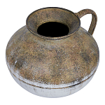 Ваза металлическая с ручкой Bygone Era варинант исполнения - 2 | Loft Concept в Омске