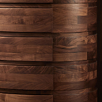 Комод деревянный с 7-ю ящиками Moon Walnut Furniture варинант исполнения - 5 | Loft Concept в Омске