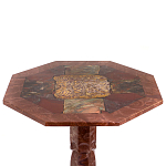 Кофейный стол из натуральных камней Лемезит и Яшма Natural Stone Tables варинант исполнения - 10 | Loft Concept в Омске