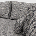 Мебельная ткань Шенилл серый цвет 142 см T4-46 варинант исполнения - 8 | Loft Concept в Омске