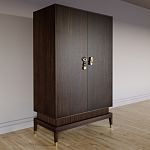 Платяной шкаф Elsa Dreams Walnut с 2-мя фасадами варинант исполнения - 2 | Loft Concept в Омске