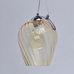 Подвесной светильник со стеклянном плафоном в форме бокала Kaleido варинант исполнения - 6 | Loft Concept в Омске