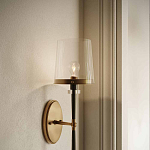 Бра настенное с прозрачным стеклянным абажуром Simple Pure Form варинант исполнения - 5 | Loft Concept в Омске