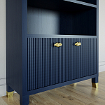 Книжный Стеллаж Elsa Dreams Blue с задней стенкой варинант исполнения - 1 | Loft Concept в Омске