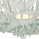 Люстра круглая с каскадом из декоративных элементов Sea Glass варинант исполнения - 3 | Loft Concept в Омске