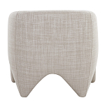 Дизайнерское кресло мягкое в белой обивке White Canvas варинант исполнения - 3 | Loft Concept в Омске