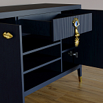 Комод-буфет Elsa Dreams Blue с открытыми полками   варинант исполнения - 1 | Loft Concept в Омске