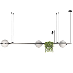 Подвесной линейный светильник Barbell варинант исполнения - 2 | Loft Concept в Омске