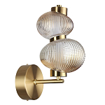 Бра с 2-мя рифлеными стеклянными шарами Marcelh Light варинант исполнения - 5 | Loft Concept в Омске