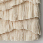 Светло-Бежевое Панно из нитей White Landscape Wall Hanging варинант исполнения - 1 | Loft Concept в Омске