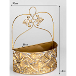 Железное кашпо Idyll варинант исполнения - 8 | Loft Concept в Омске