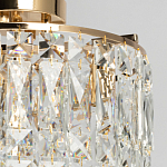 Потолочный светильник круглый с прозрачными подвесками Lunet варинант исполнения - 3 | Loft Concept в Омске