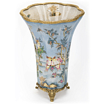 Фарфоровая ваза с изображением попугаев Eden Garden варинант исполнения - 3 | Loft Concept в Омске