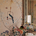 Обои ручная роспись Cecily pink варинант исполнения - 5 | Loft Concept в Омске