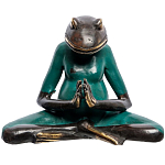 Статуэтка из бронзы в виде лягушки Animals Bronze варинант исполнения - 3 | Loft Concept в Омске