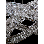 Люстра на 2 кольца с текстурной огранкой Reflection of Reality варинант исполнения - 8 | Loft Concept в Омске