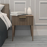 Тумба прикроватная коричневая с ящиком Harper Line варинант исполнения - 1 | Loft Concept в Омске