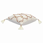 Подушка декоративная с геометрическим узором и кисточками Divine Abstractions варинант исполнения - 1 | Loft Concept в Омске