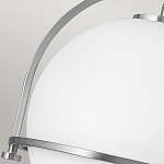 Потолочный светильник с плафоном в форме белого матового шара Hinkley варинант исполнения - 11 | Loft Concept в Омске