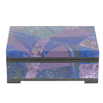 Шкатулка из натурального камня лазурит и чароит Stone Casket варинант исполнения - 2 | Loft Concept в Омске