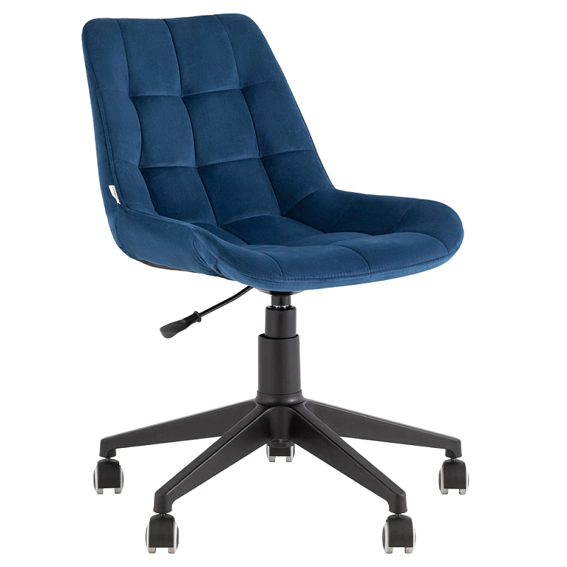 Мягкое компьютерное кресло Plushe Blue Синий Черный Мягкое компьютерное кресло Plushe Blue Синий Черный в Омске | Loft Concept