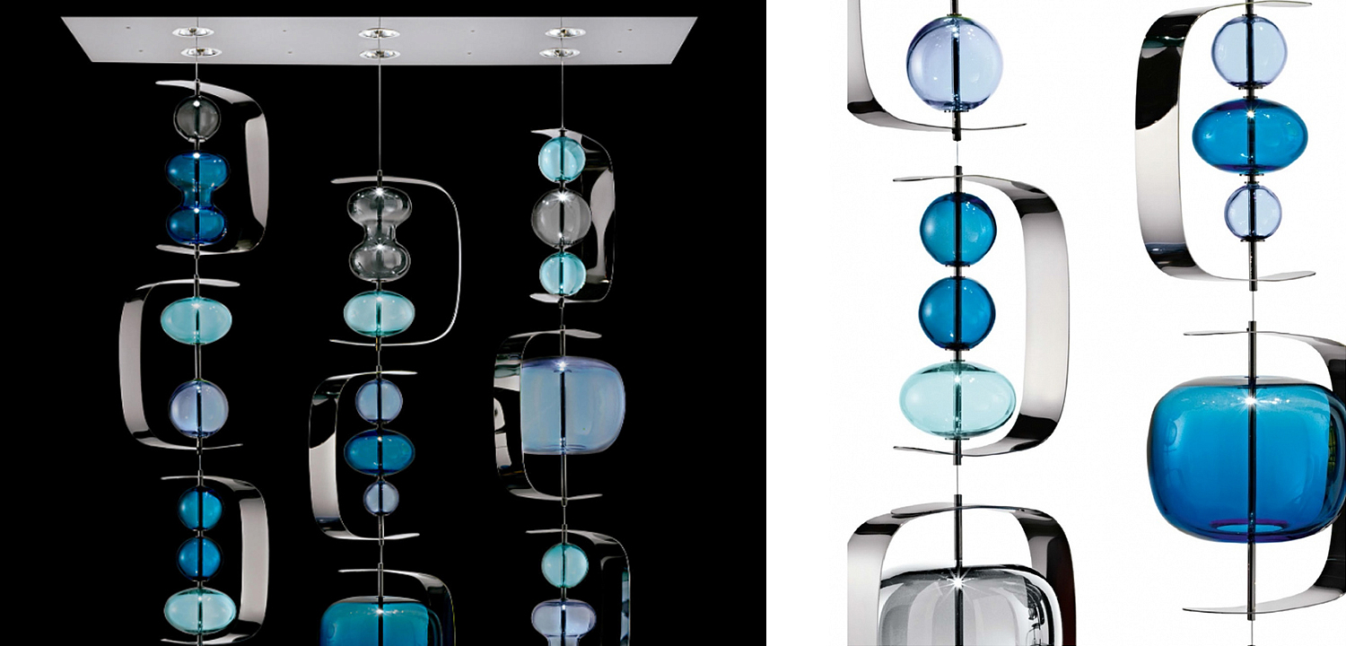 Светильник Barovier & Toso Manhattan Blue Светильник Barovier & Toso Manhattan Blue - Loft-Concept в Омске