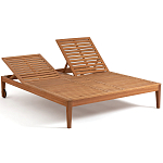 Шезлонг двухместный из эвкалипта Sunset варинант исполнения - 4 | Loft Concept в Омске