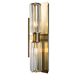 Бра с двумя хрустальными цилиндрическими плафонами Glass TUBE варинант исполнения - 2 | Loft Concept в Омске