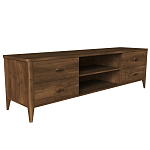 ТВ-тумба с 4-мя ящиками и полками из массива бука Tasteful Furniture варинант исполнения - 1 | Loft Concept в Омске