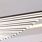 Люстра в виде распахнутых крыльев из тонких металлических планок Flight of Freedom варинант исполнения - 12 | Loft Concept в Омске