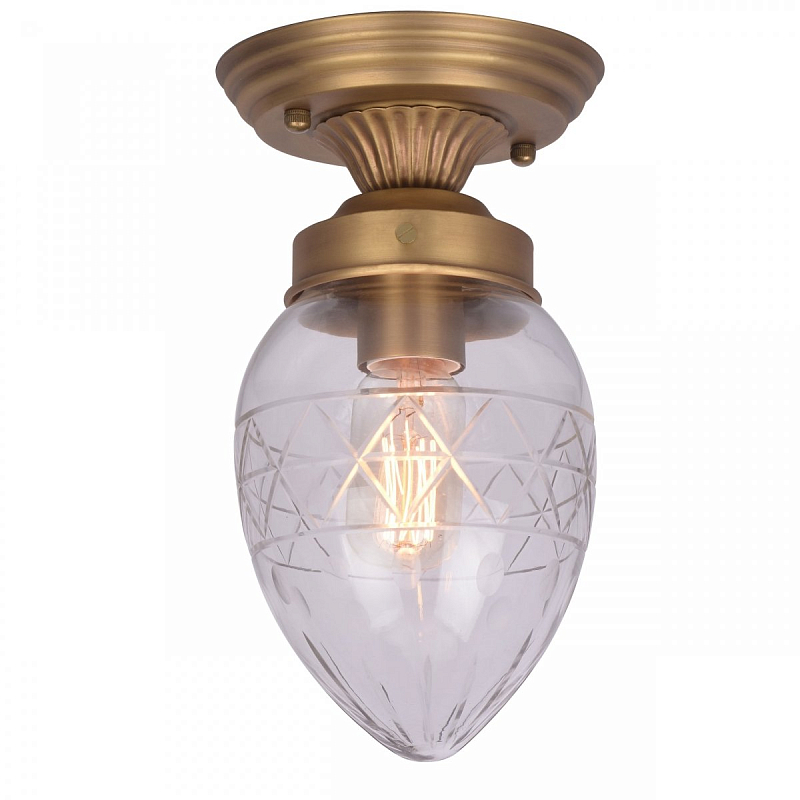 Потолочный светильник Ornament Egg Lamp 16 Золотой Потолочный светильник Ornament Egg Lamp 16 Золотой в Омске | Loft Concept