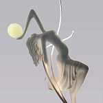 Торшер белая статуэтка Девушка Girl Carries Light Balls варинант исполнения - 2 | Loft Concept в Омске