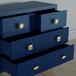 Бельевой Комод с 4 ящиками Elsa Dreams Blue варинант исполнения - 3 | Loft Concept в Омске