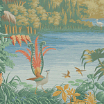 Обои ручная роспись Le Brésil Paille варинант исполнения - 3 | Loft Concept в Омске