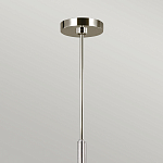 Люстра с 6-ю лампами на тонких изогнутых рожках в современном стиле Feiss варинант исполнения - 9 | Loft Concept в Омске