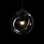 Подвесной светильник Selene Glass Ball Ceiling Lights Black  40 cm варинант исполнения - 2 | Loft Concept в Омске