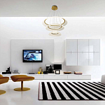 Люстра подвесная с 3-мя кольцевыми светодиодными лампами Catcher варинант исполнения - 2 | Loft Concept в Омске