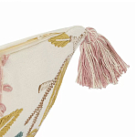 Чехол на подушку с кисточками и вышивкой птиц Ethnic mix Birds Rect варинант исполнения - 2 | Loft Concept в Омске