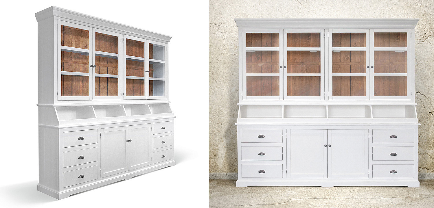 Шкаф Ruggerio Provence HARMONIE Glass Door big Шкаф Ruggerio Provence HARMONIE Glass Door big - Loft-Concept в Омске